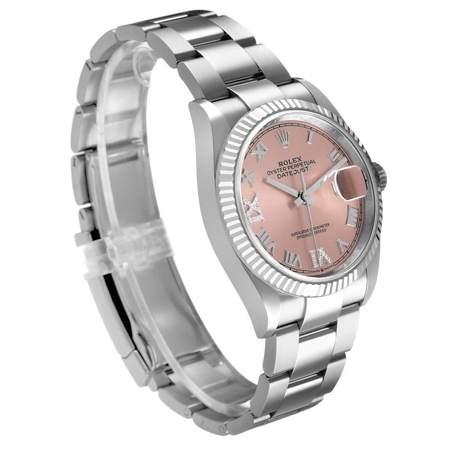 Rolex Datejust Steel Pink Diamond Dial 