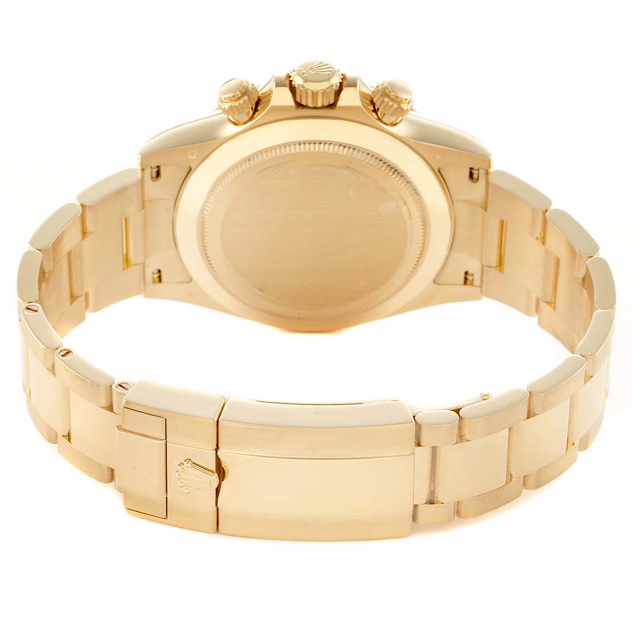 Rolex Daytona Yellow Gold John Mayer Green Mens 40MM