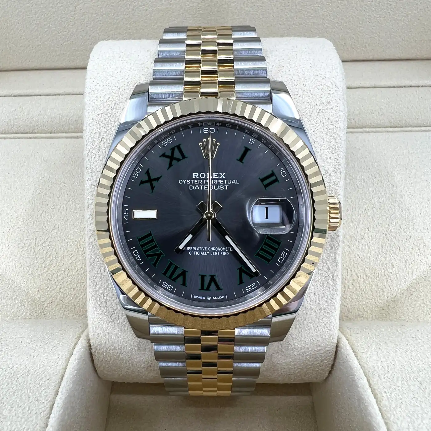 Rolex Datejust – Yellow Rolesor Sophistication with Wimbledon Slate Dial