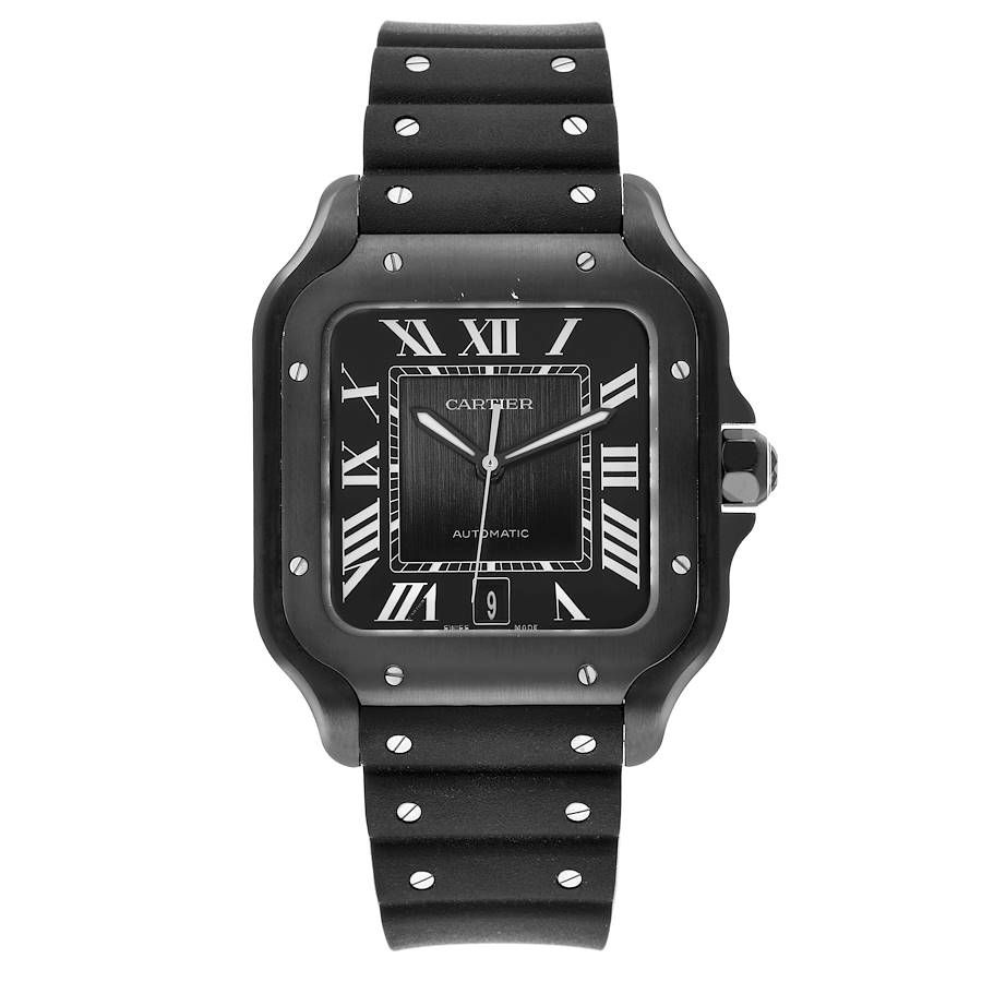 Cartier Santos Dumont Large ADLC Steel Mens Watch