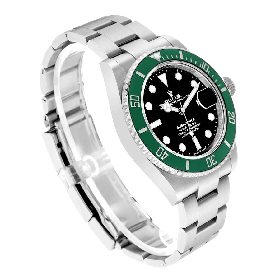 Rolex Submariner Starbucks Steel Green Bezel Mens