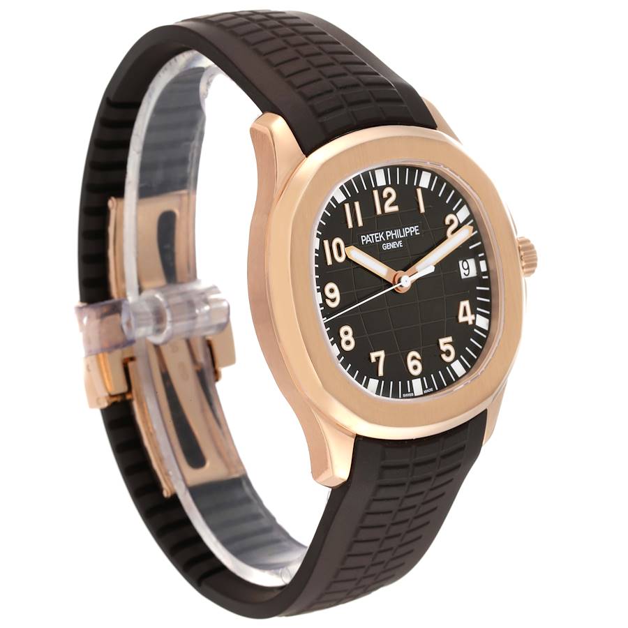 Patek Philippe Aquanaut Date Rose Gold Mens Watch 41 mm