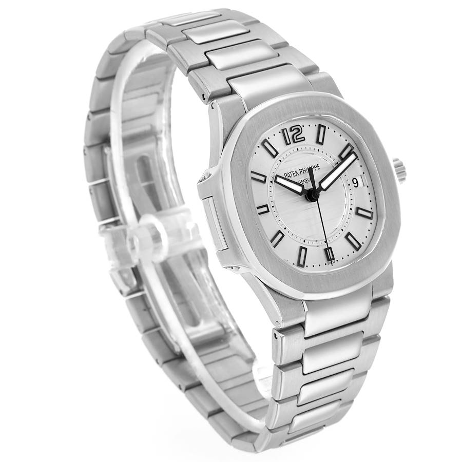 Patek Philippe Nautilus White Gold Silver Dial 32mm