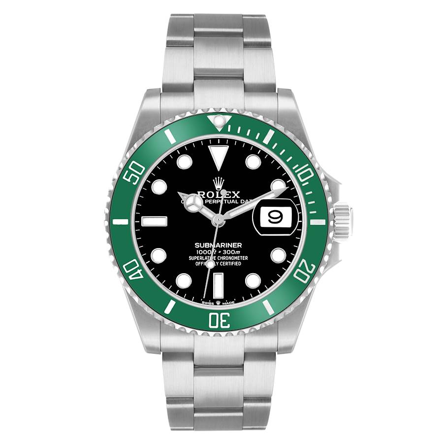 Rolex Submariner Starbucks Steel Green Bezel Mens