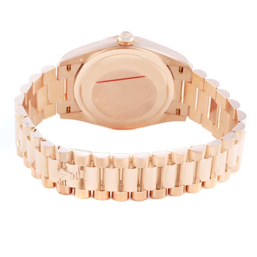  Rolex President Day-Date Slate Diamond Dial Rose Gold 40 MM