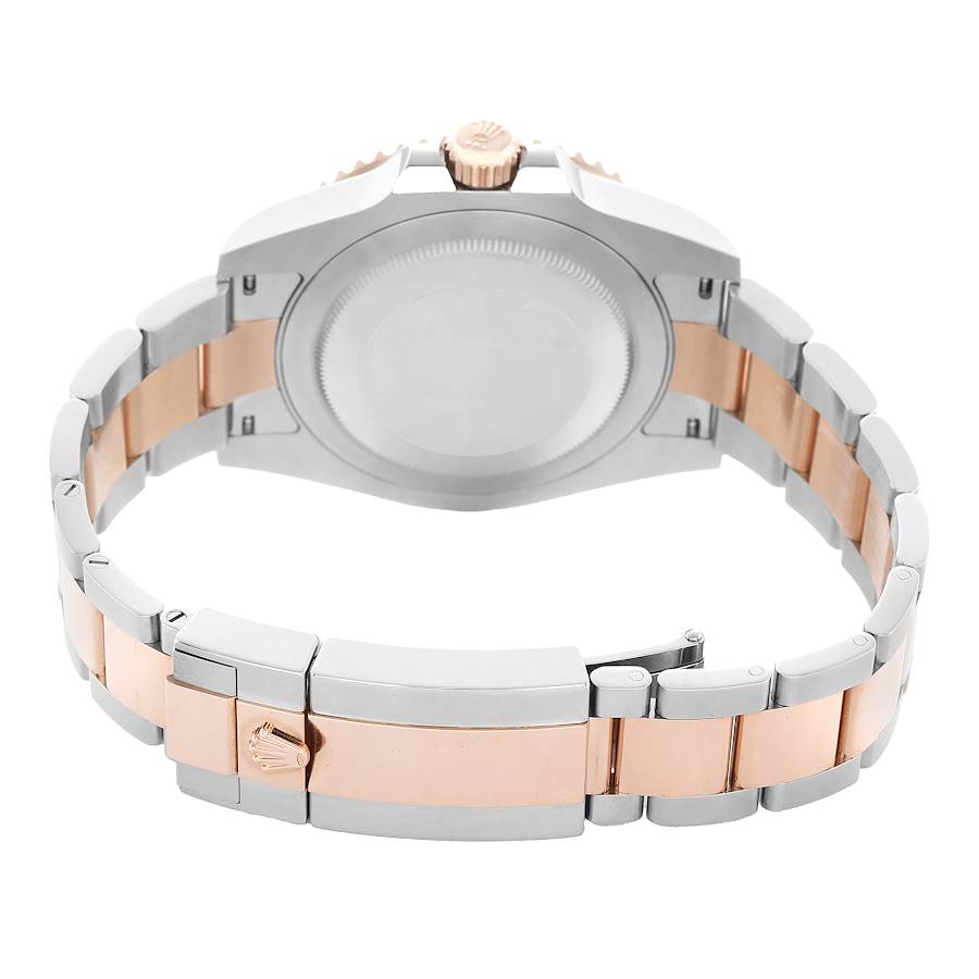 Rolex GMT Master II Steel Rose Gold Root Beer Bezel Mens