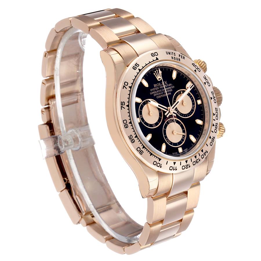Rolex Daytona Cosmograph Rose Gold Black Dial 40 MM