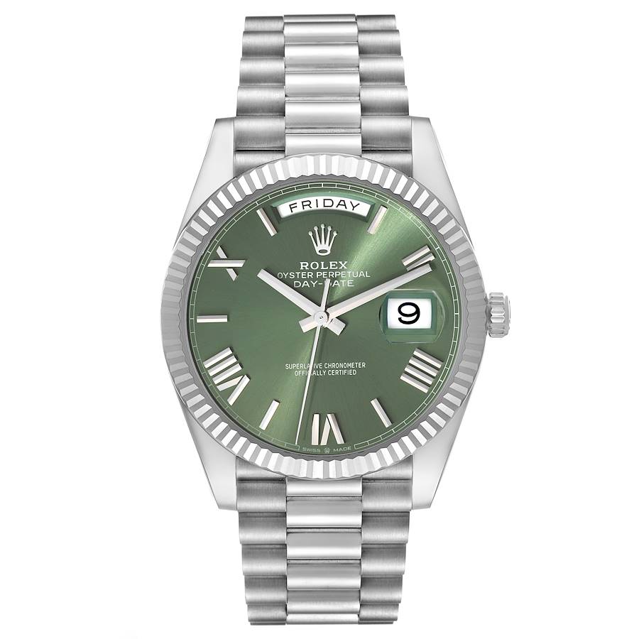 Rolex President Day-Date Olive Green Dial 40MM