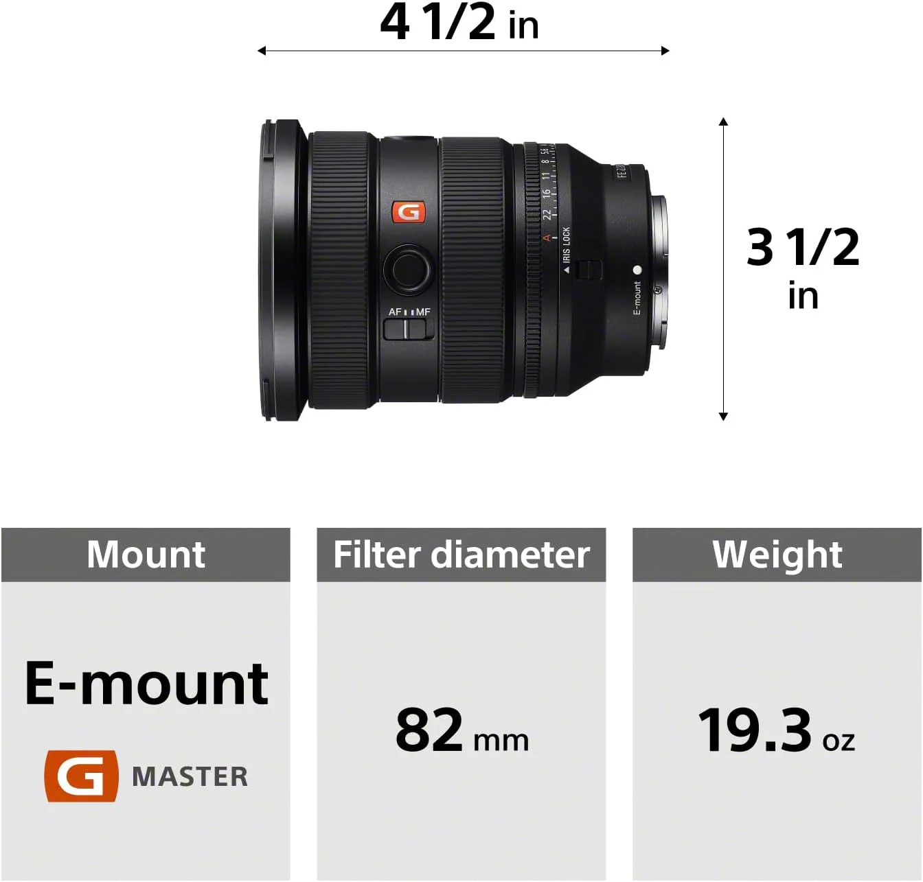 Sony FE 16-35mm f/2.8 GM Lens