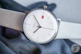 Minimalist Silver Leather Watch
