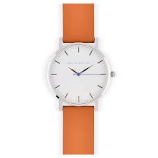 Minimalist Orange Strap Watch