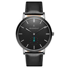 Classic Black Leather Watch