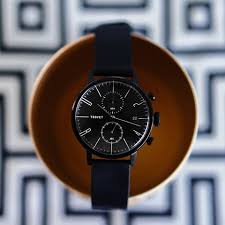 Black Chronograph Watch