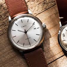 Timex Automatic Leather Watch