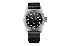 Classic Black Analog Watch