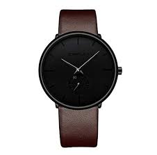 Minimalist Black Analog Watch