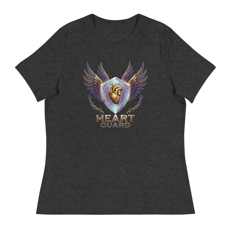 Women's Relaxed Heart Guard Logo T-Shirt