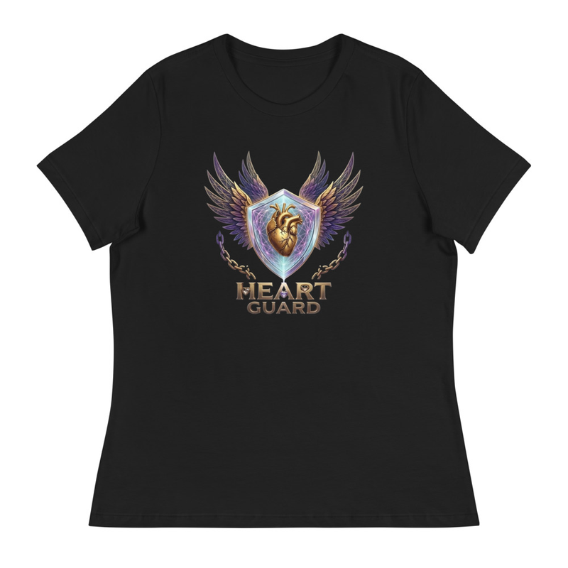 Women's Relaxed Heart Guard Logo T-Shirt