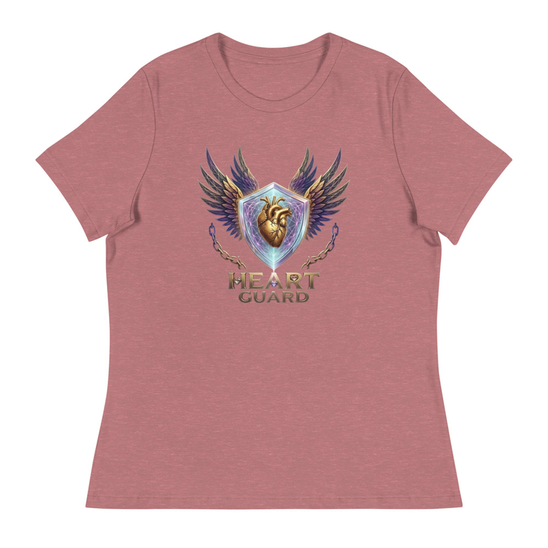 Women's Relaxed Heart Guard Logo T-Shirt