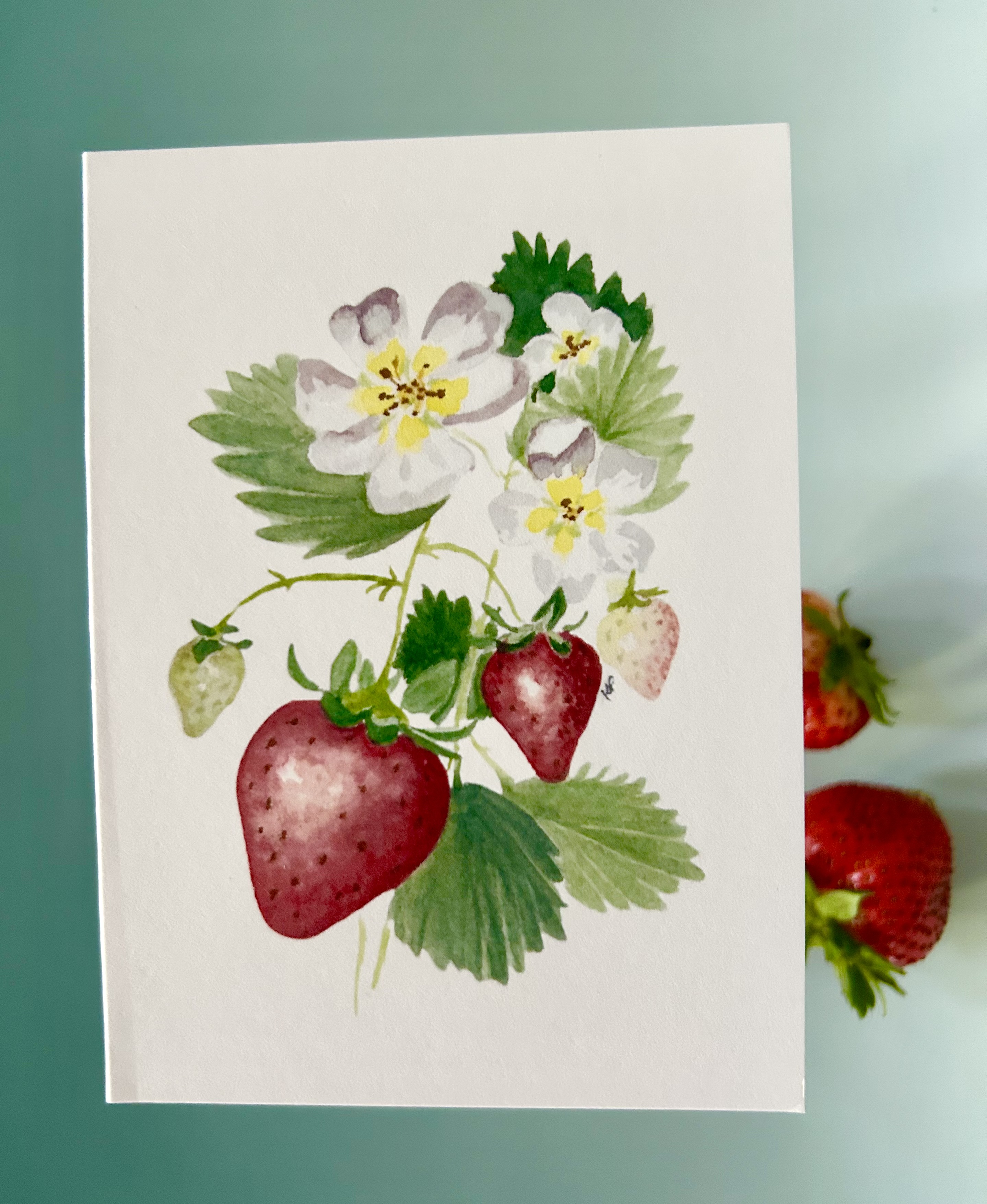Strawberry Greeting Card
