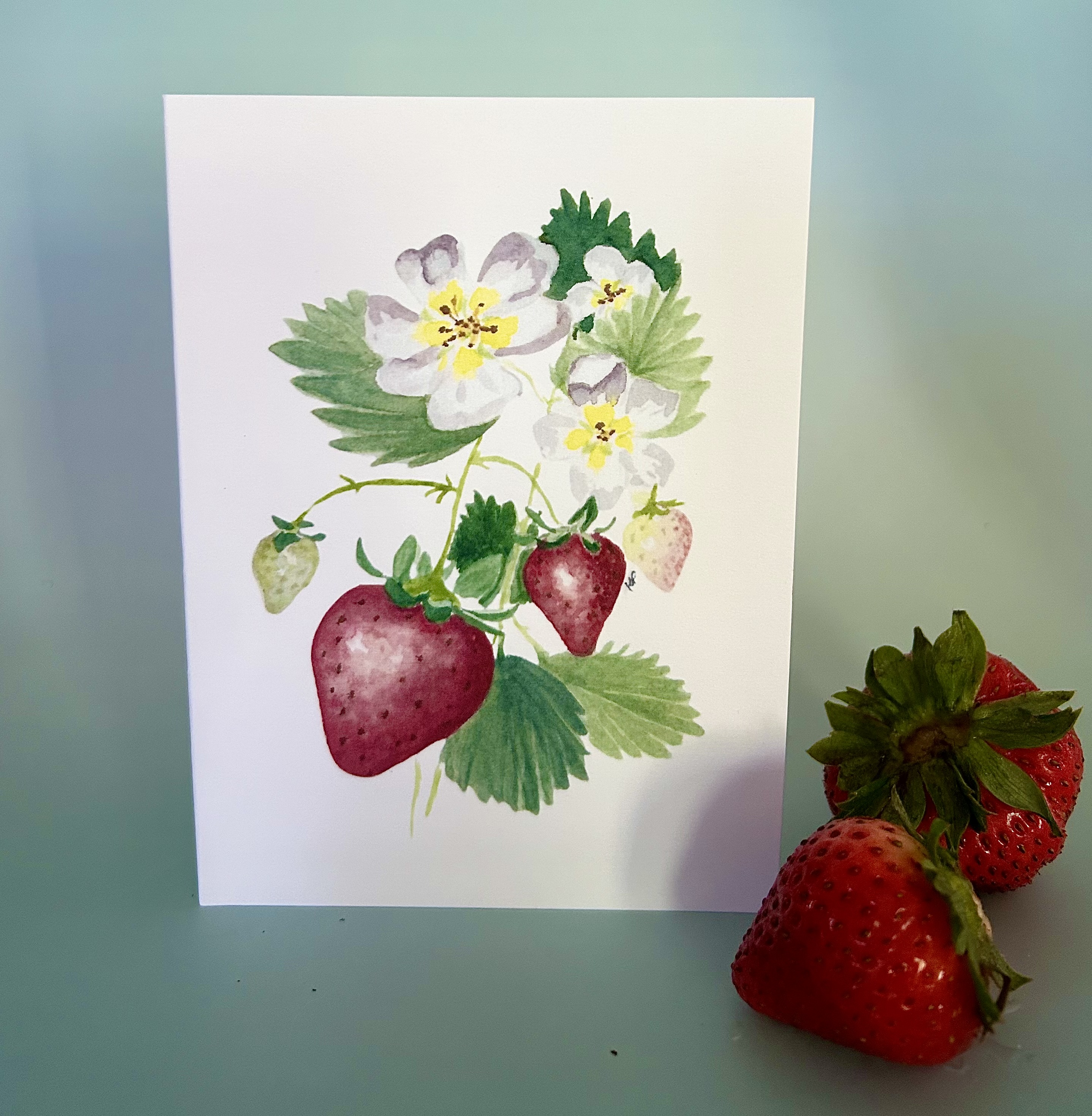 Strawberry Greeting Card