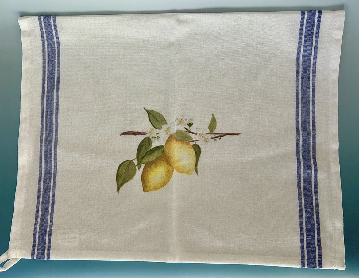 Lemon Blossom Kitchen Towel