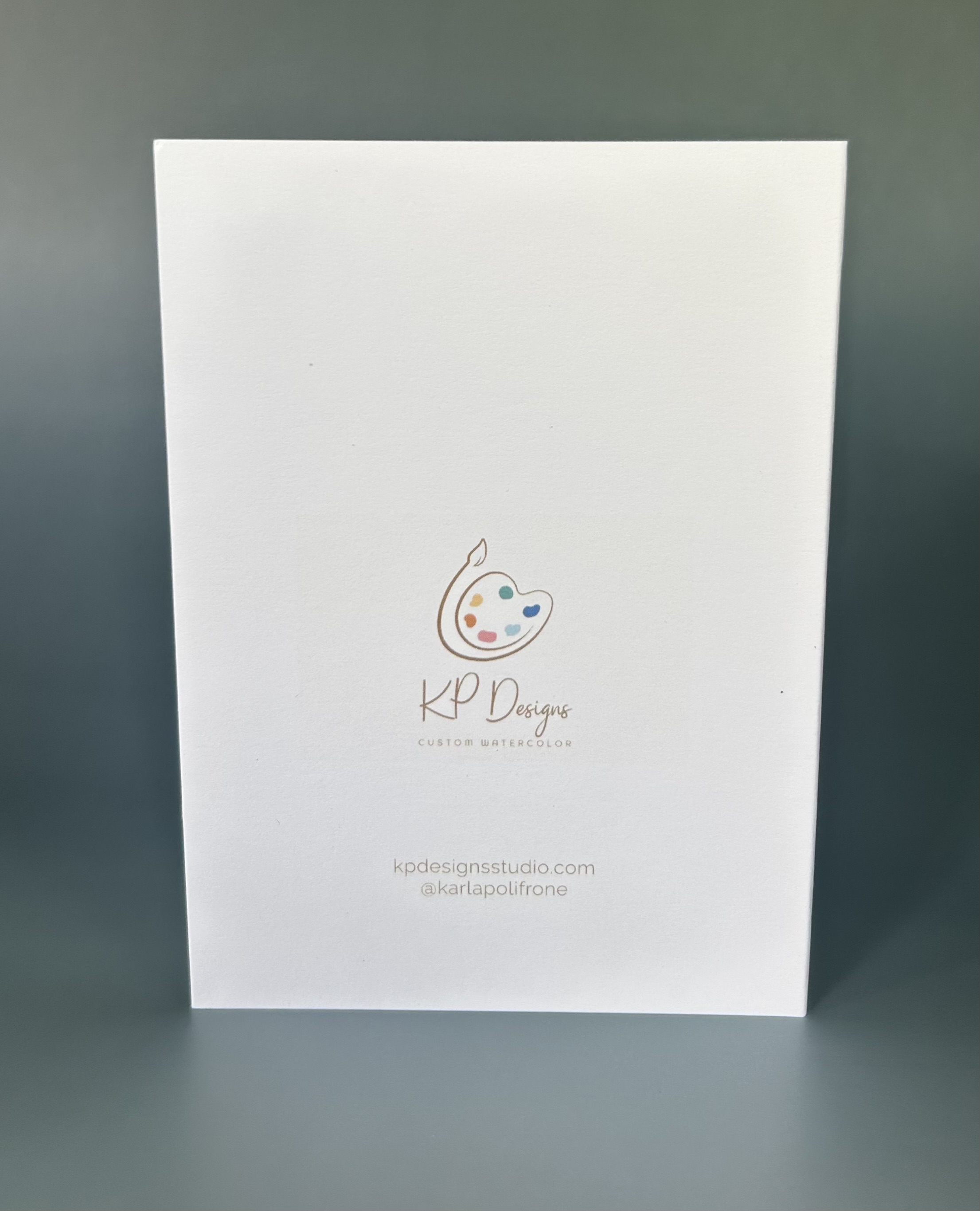 Watercolor Poppies Greeting Card