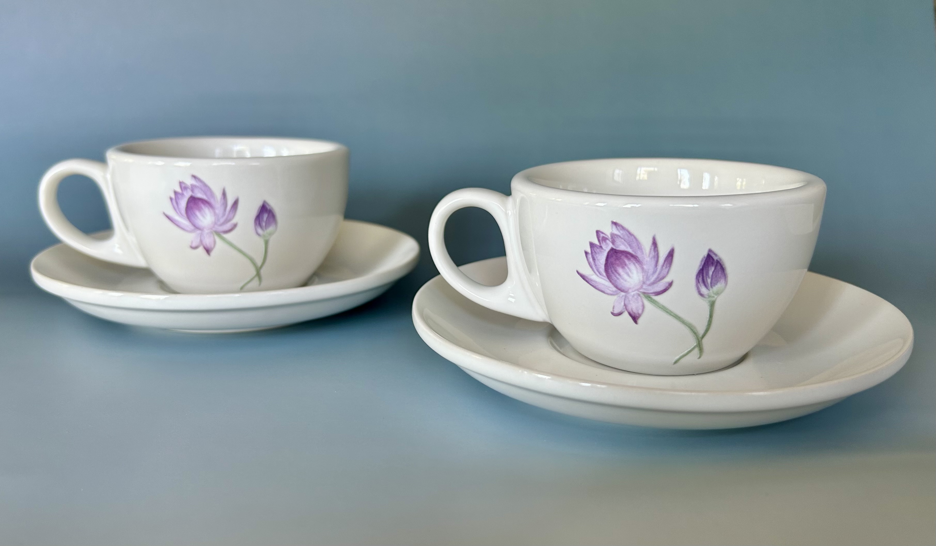 Lotus Blossom Cappuccino Set, 5 oz.