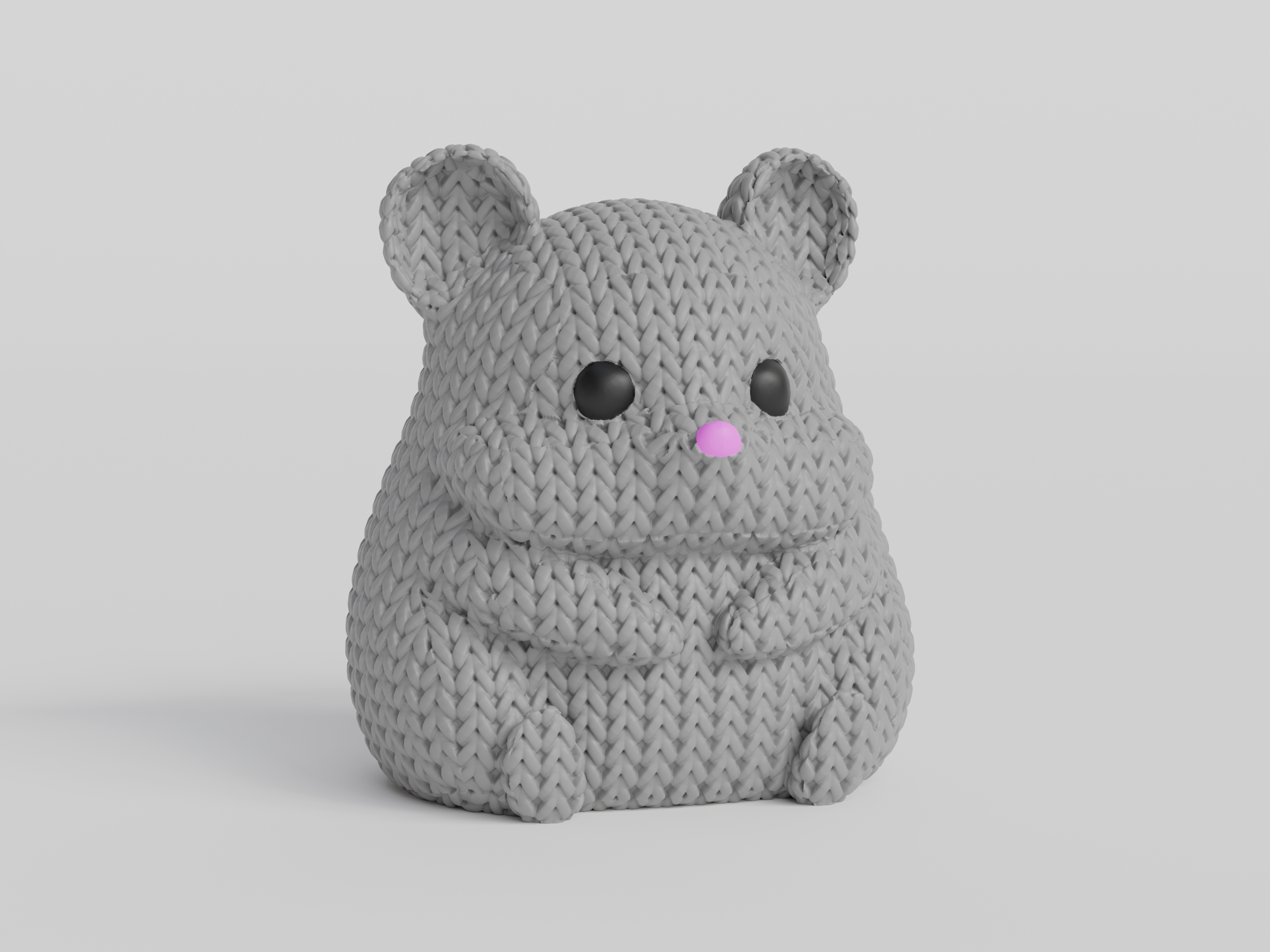 Hamster Tipo Crochet
