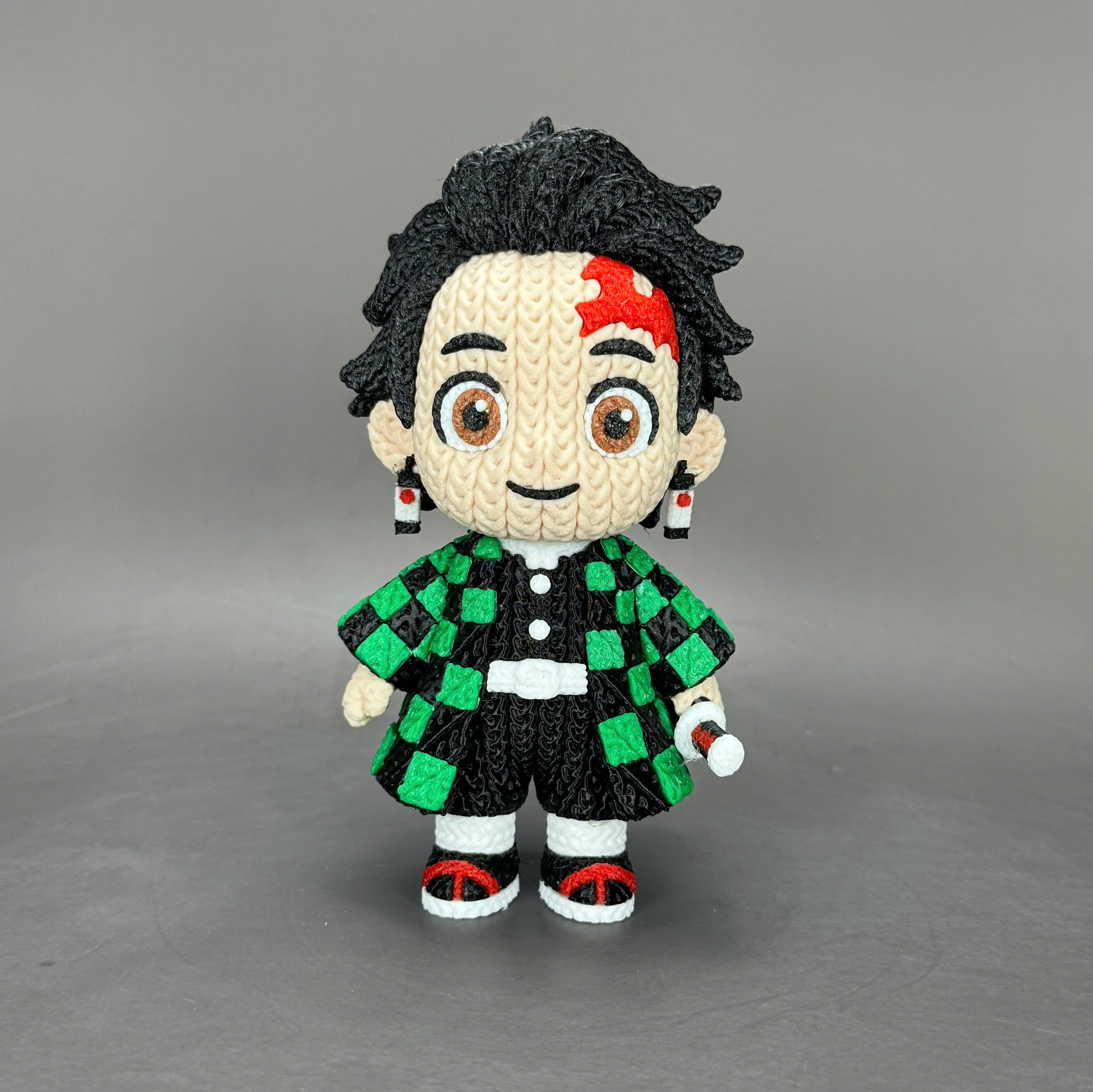 Tanjiro Tipo Crochet