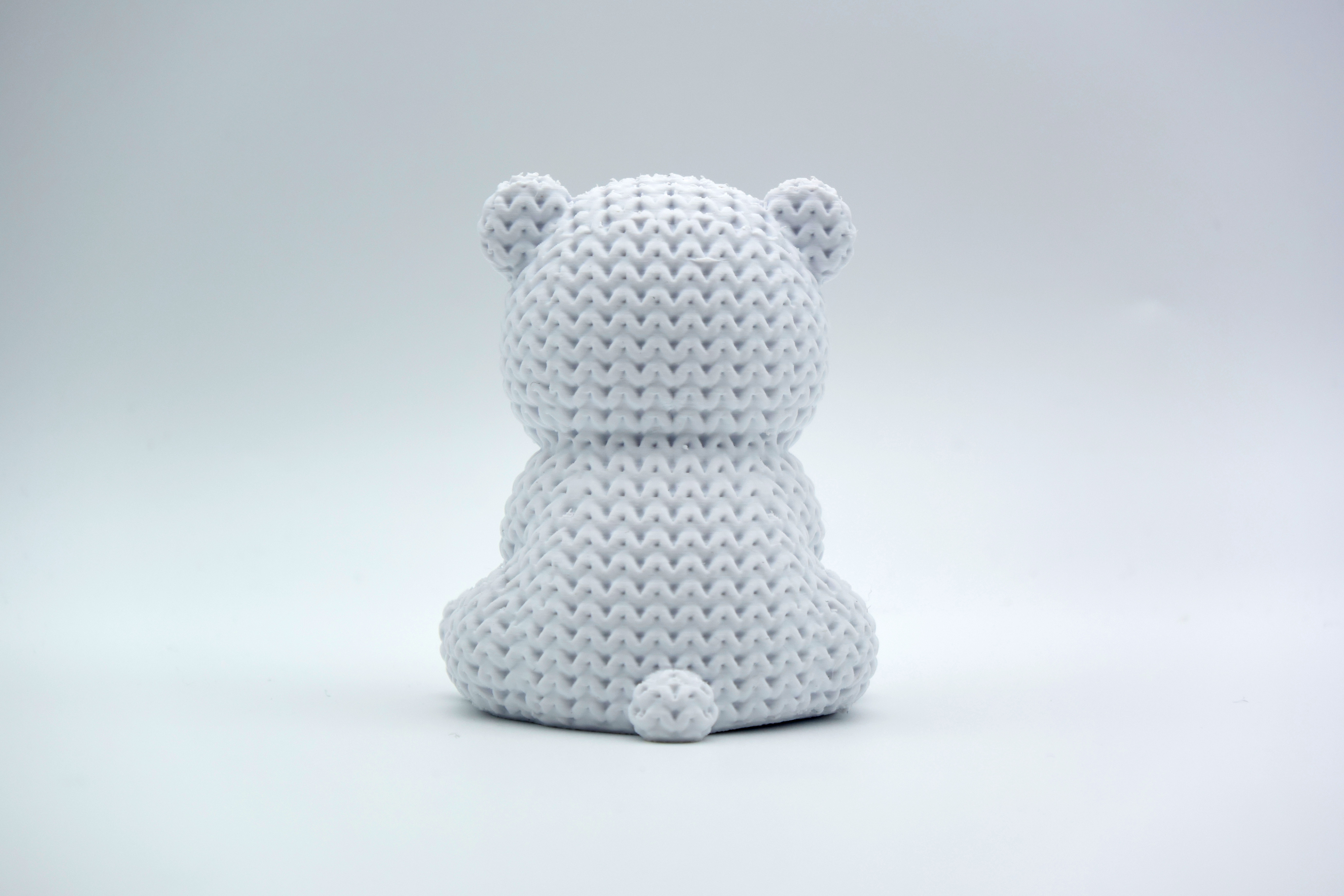 Oso polar bebe Tipo Crochet