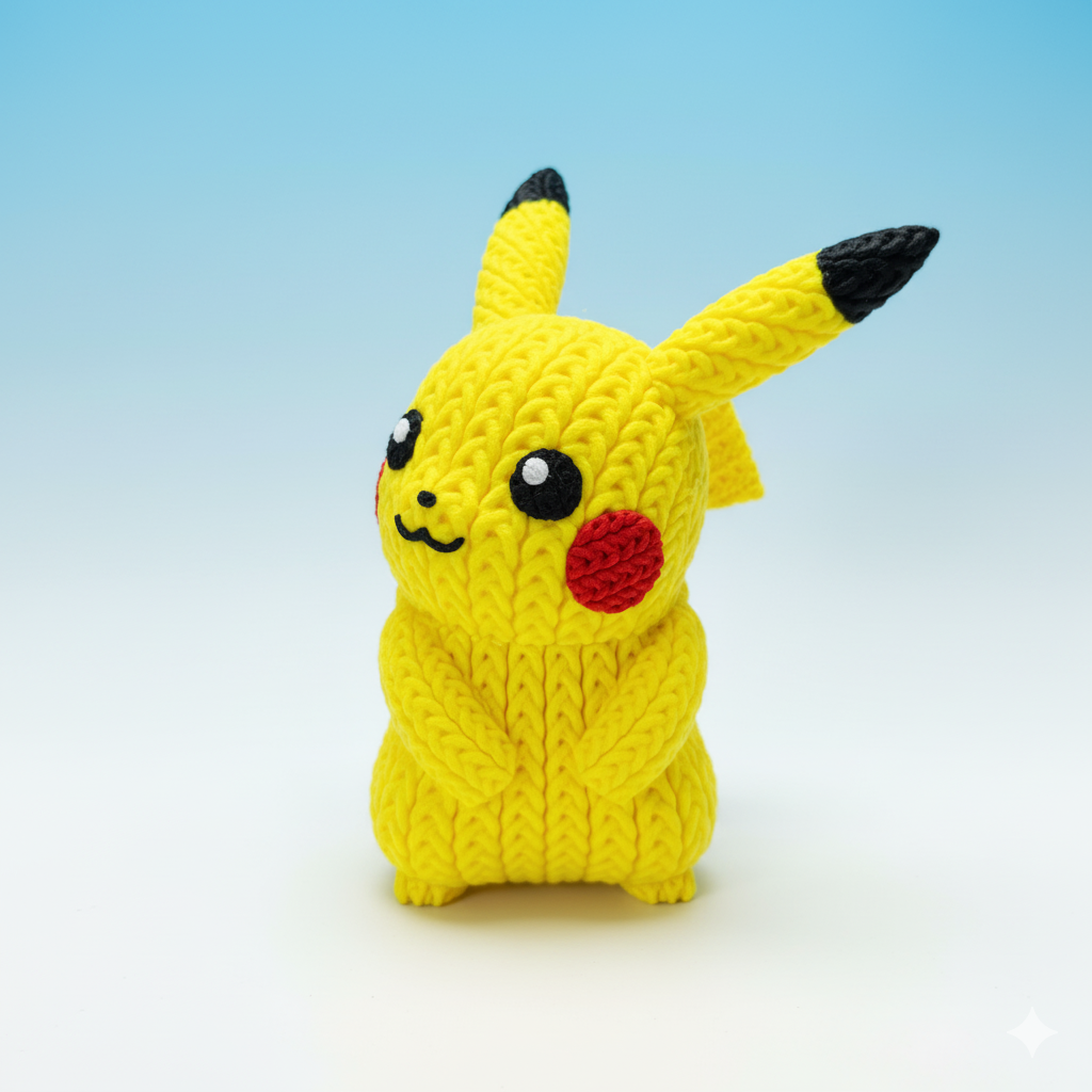 Pikachu Tipo Crochet