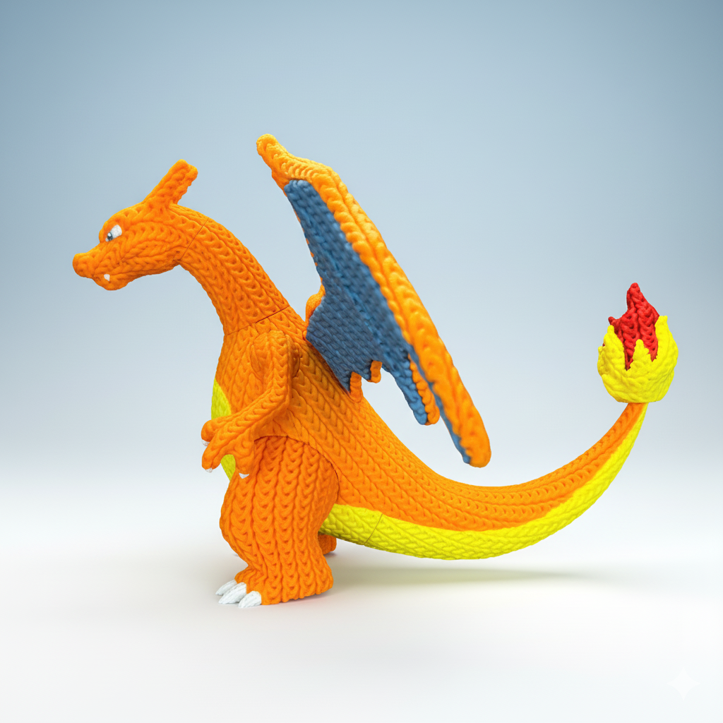 Charizard Tipo Crochet