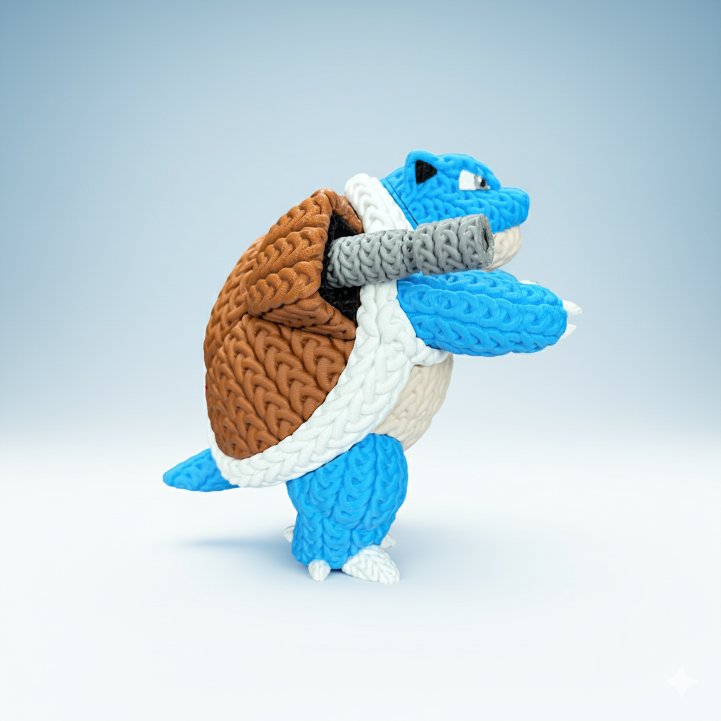 Blastoise Tipo Crochet