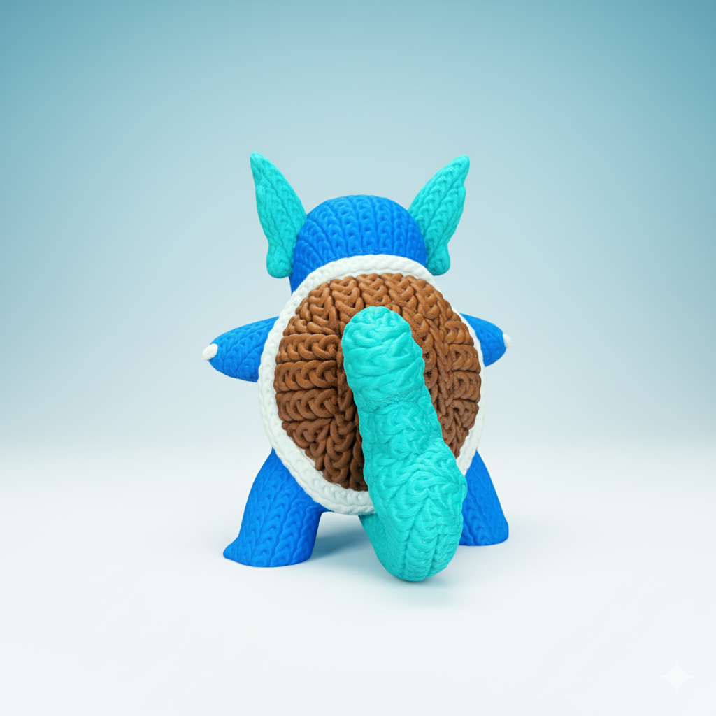 Wartortle Tipo Crochet