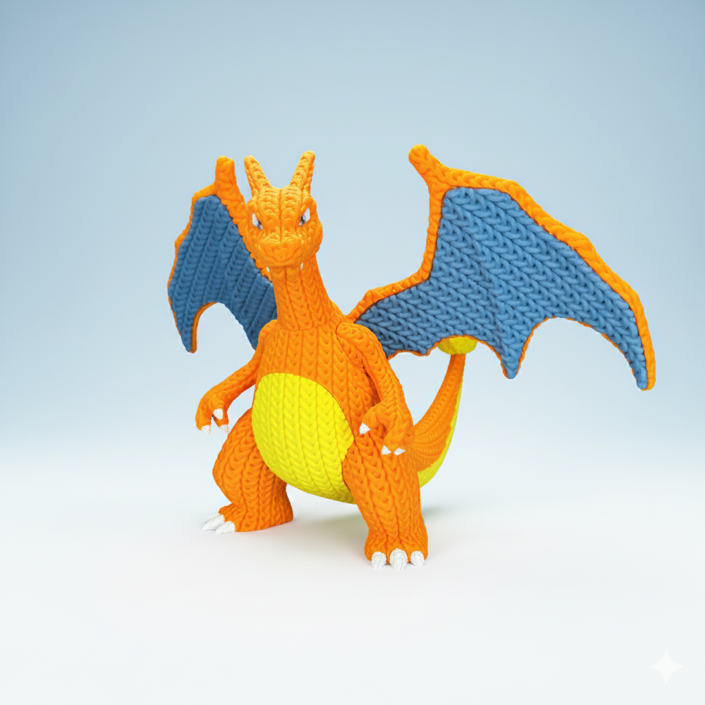 Charizard Tipo Crochet