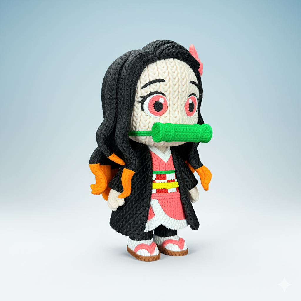 Nezuko Tipo Crochet