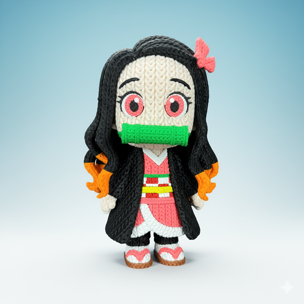 Nezuko Tipo Crochet