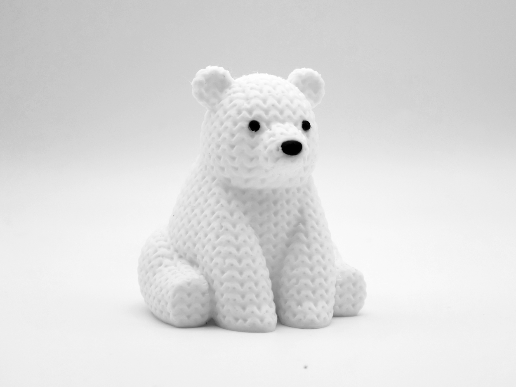 Oso polar Tipo Crochet