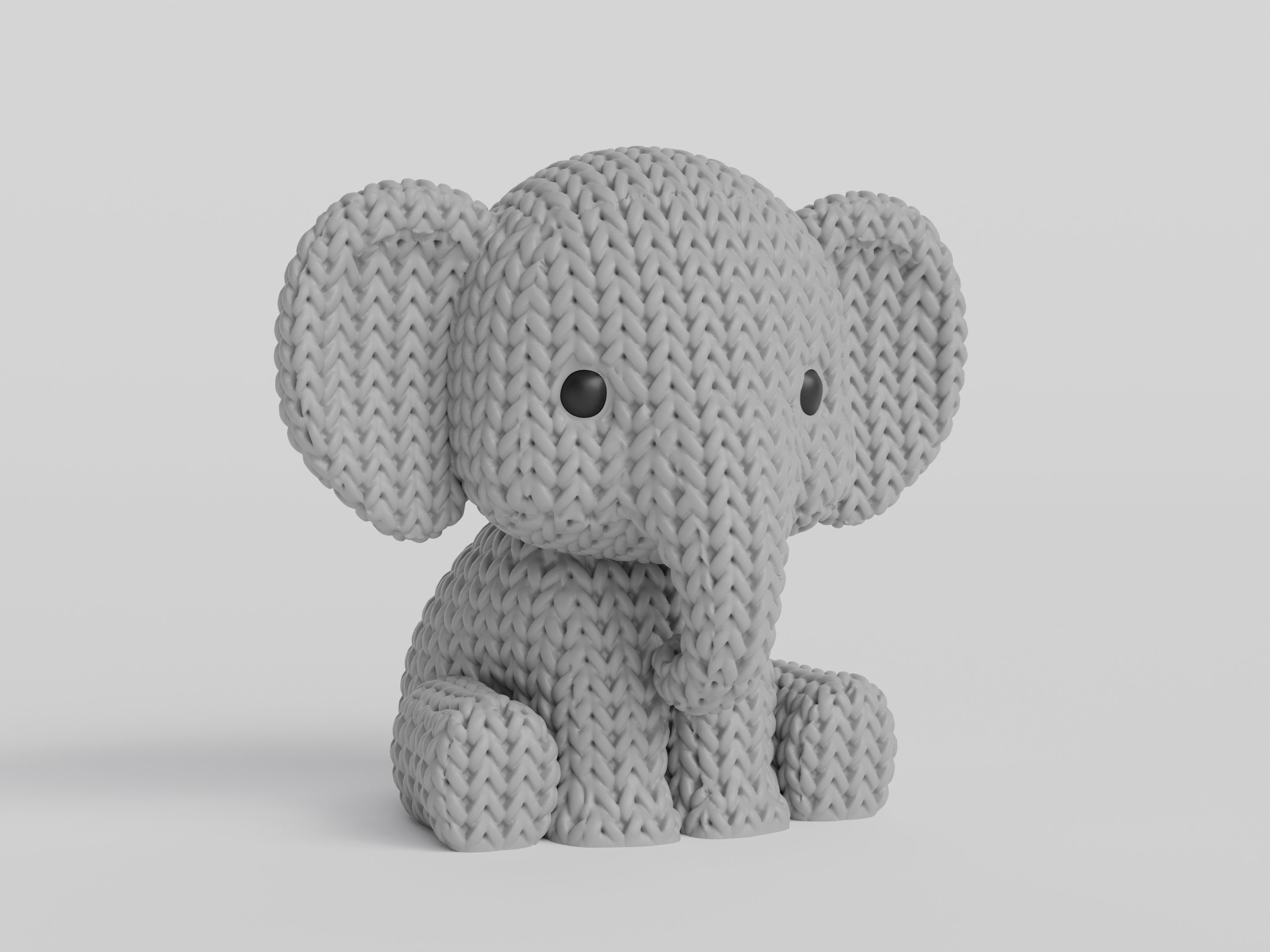 Elefante Tipo Crochet