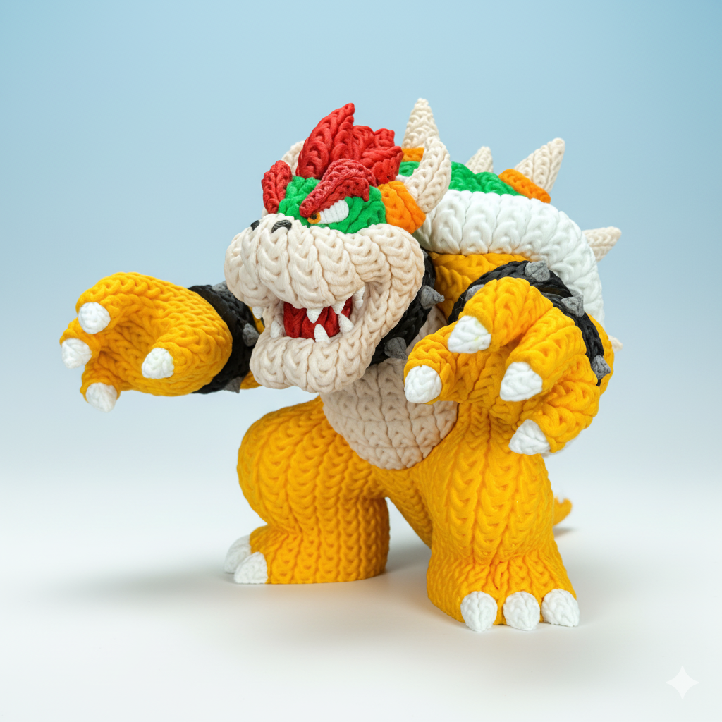 Bowser Tipo Crochet