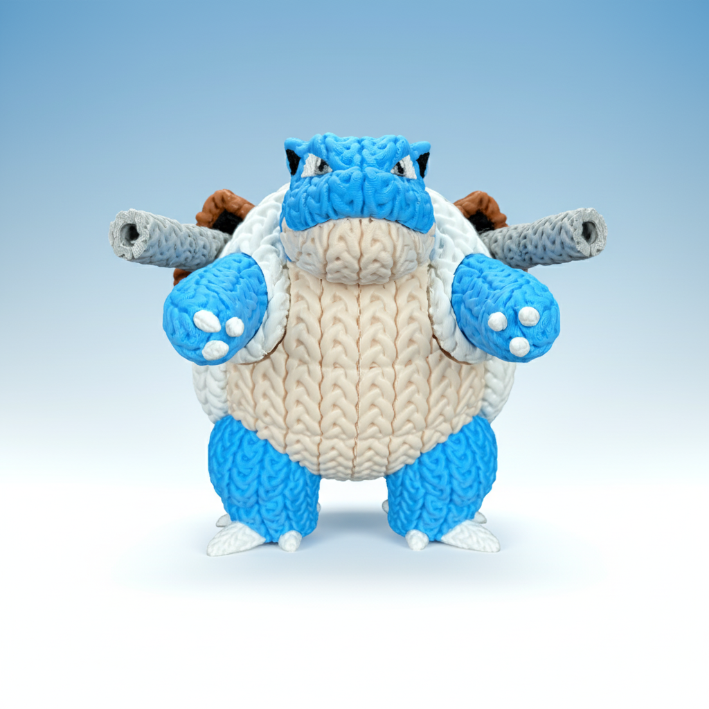 Blastoise Tipo Crochet