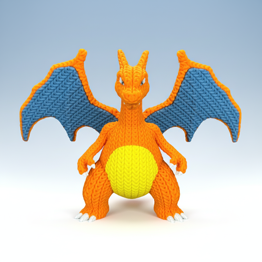 Charizard Tipo Crochet