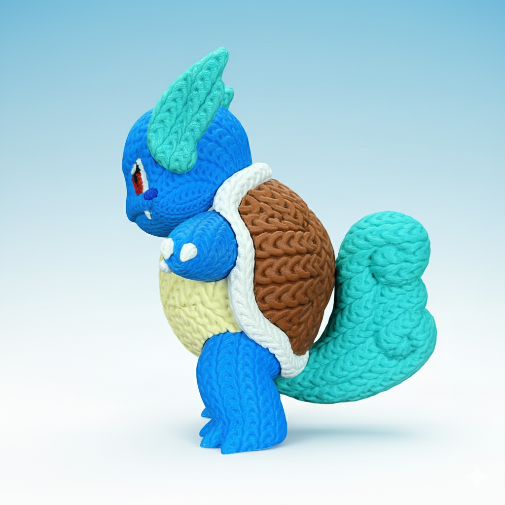 Wartortle Tipo Crochet