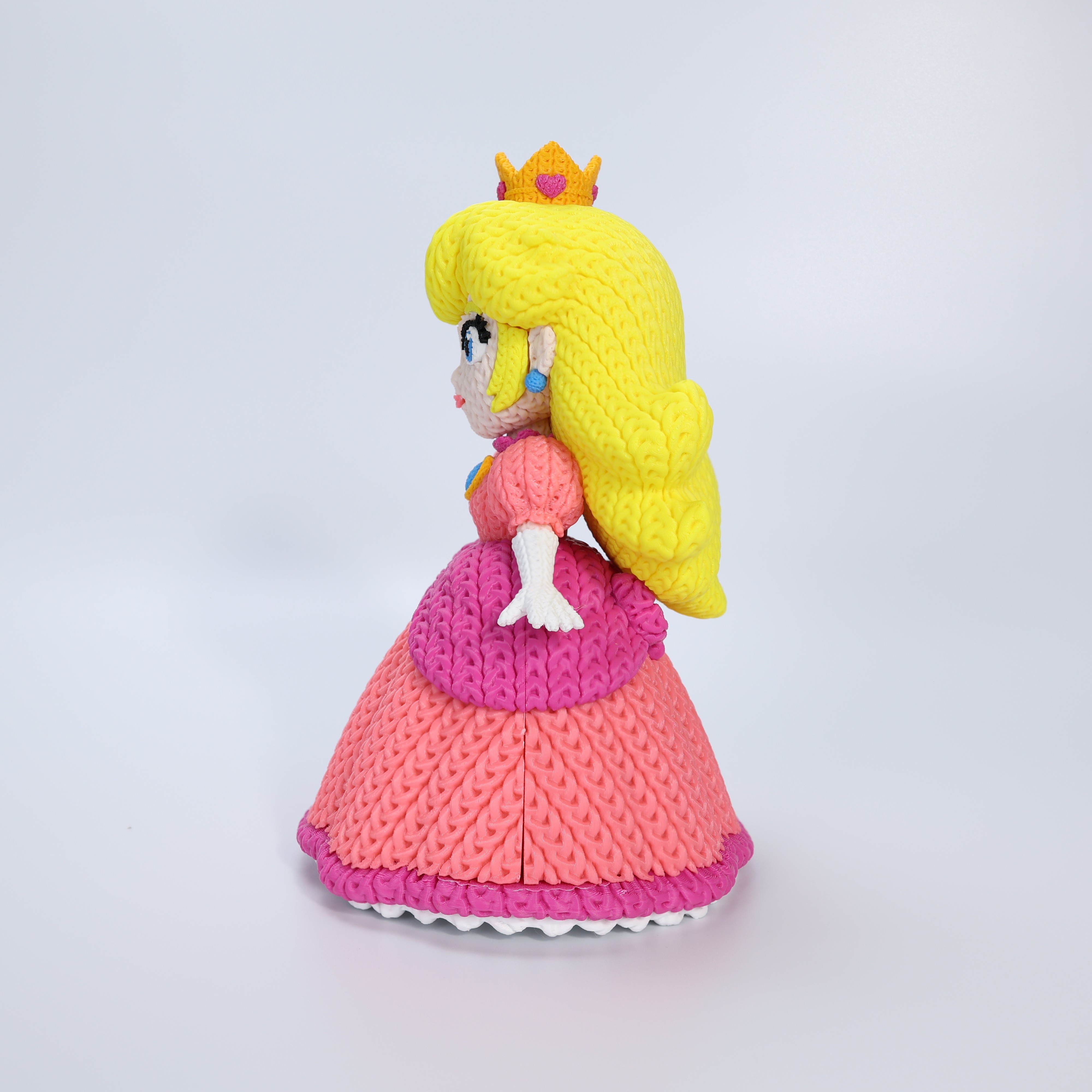 Princess Peach Tipo Crochet