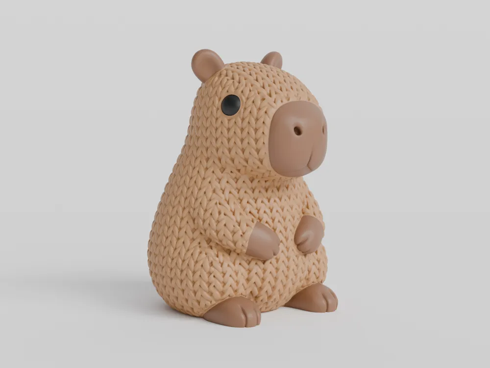 Capybara Tipo Crochet