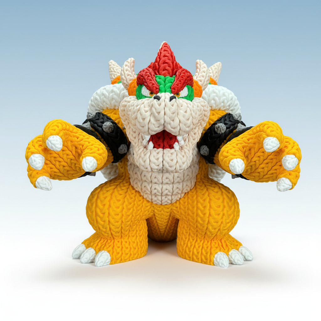 Bowser Tipo Crochet