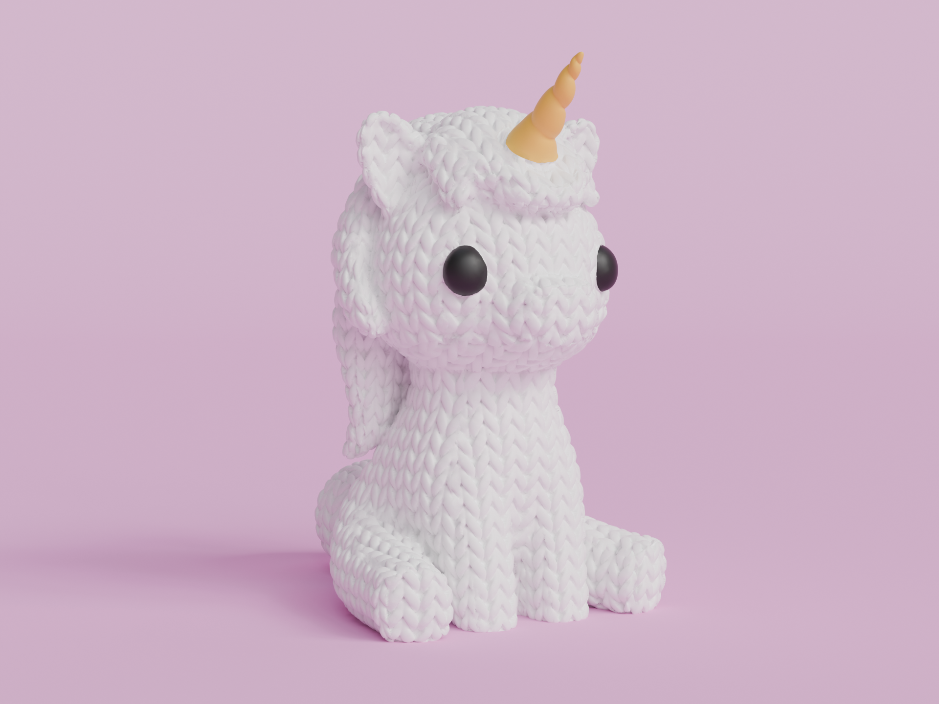 Unicornio Tipo Crochet