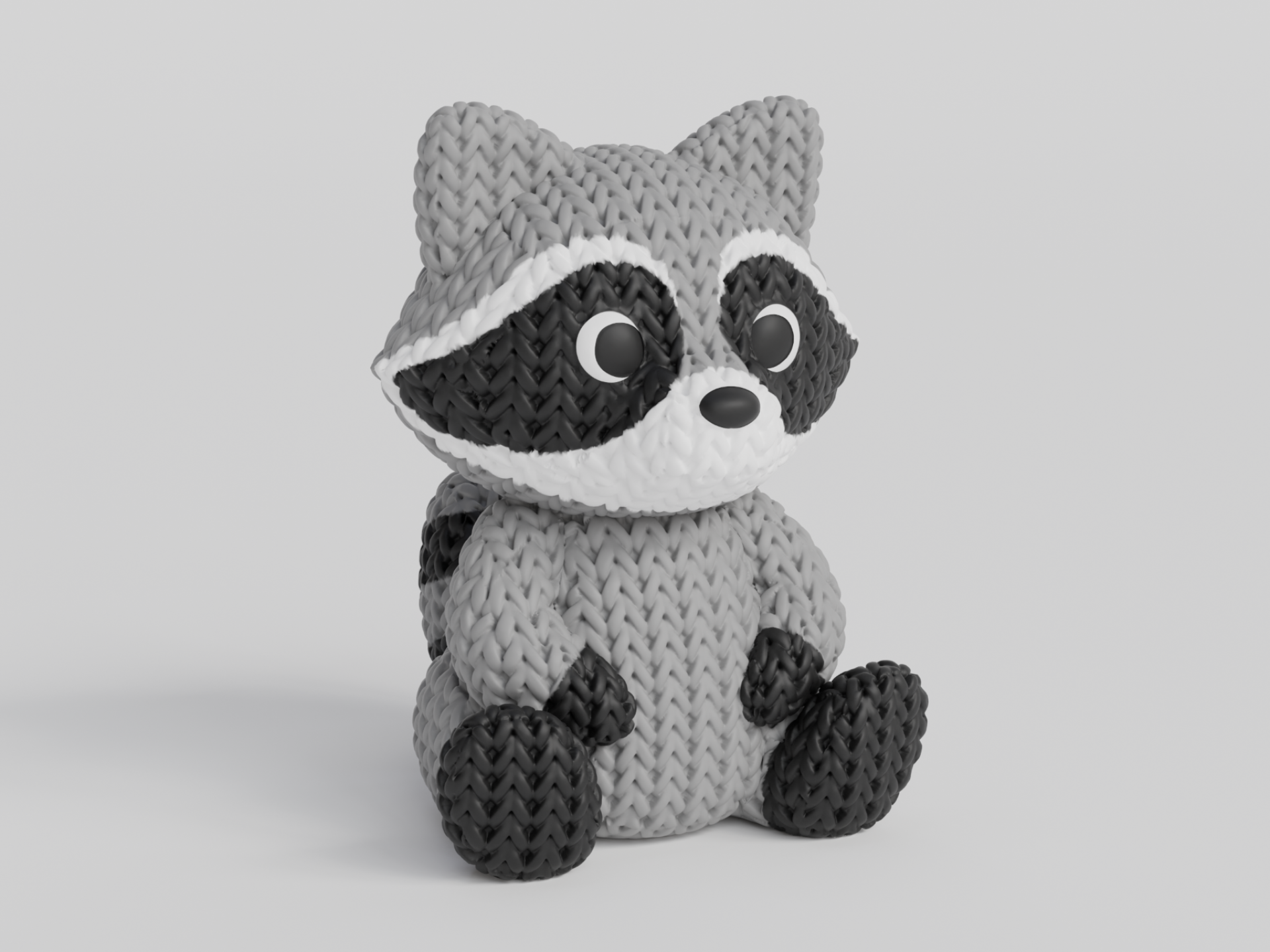 Mapache Tipo Crochet