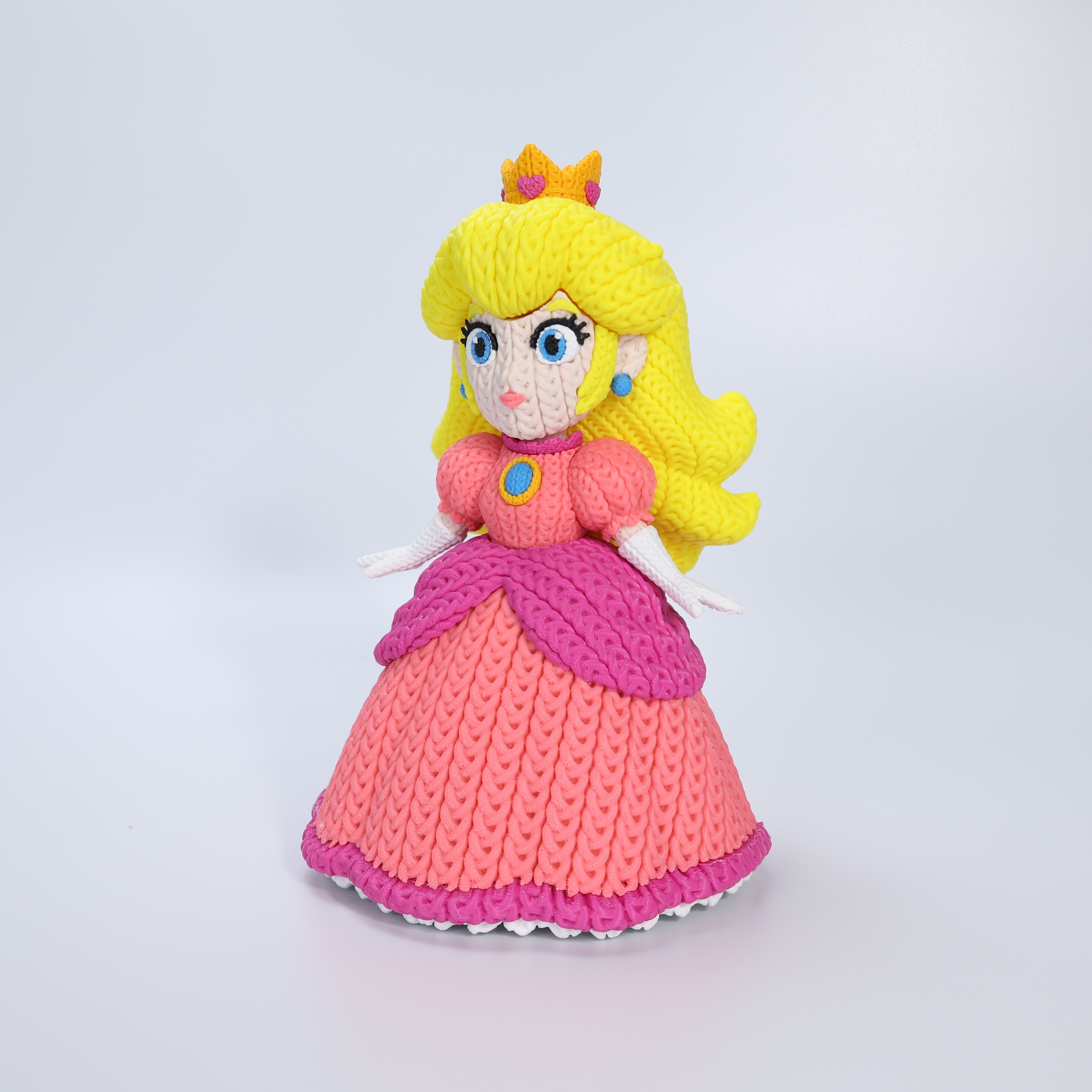 Princess Peach Tipo Crochet
